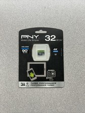 PNY Turbo Performance 32GB U3 High Speed microSDHC Class 10 Flash Memory Card