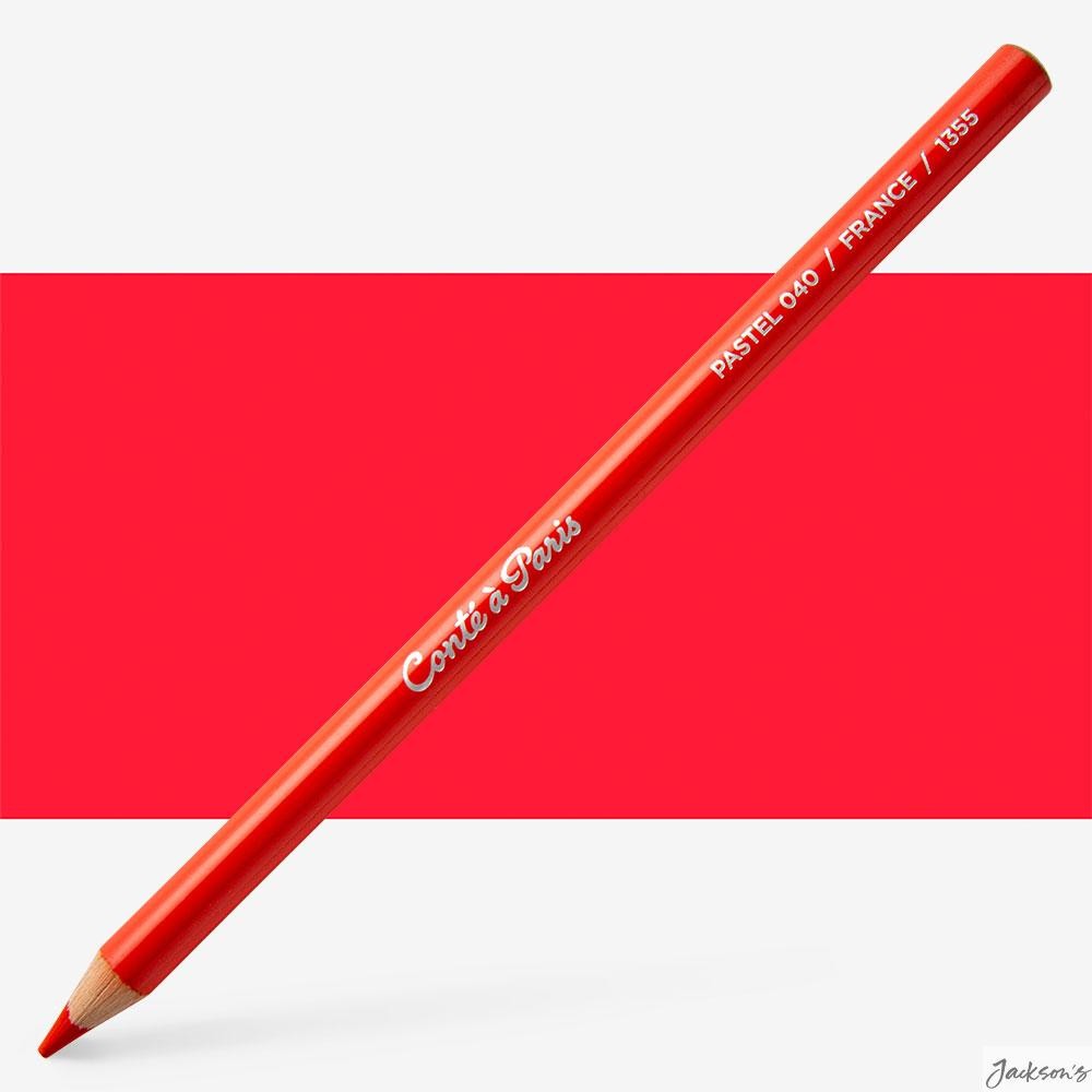 Conte A Paris Pastel Pencil Wood 5mm Lead Red 40 For Detail Drawing