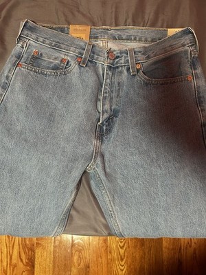 Levis 505 Jeans New Mens Regular Fit Straight Leg (32x30)
