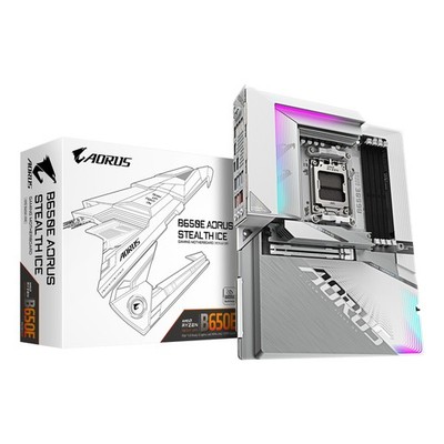 Motherboard AORUS B650E STEALTH ICE - ATX - Socket AM5 - AMD B650