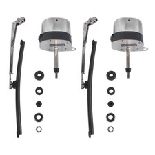 For Chevy For Jeep Silver Windshield Wiper Motor Street Hot Rod Universal Boat For Chevy For Jeep Silver Windshield Wiper Motor Street Hot Rod Universal Boat