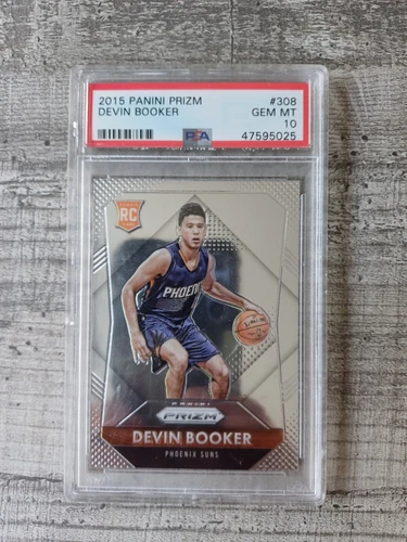 2015-16 Panini Prizm Devin Booker Rookie RC #308 PSA 10 Gem Mint Suns