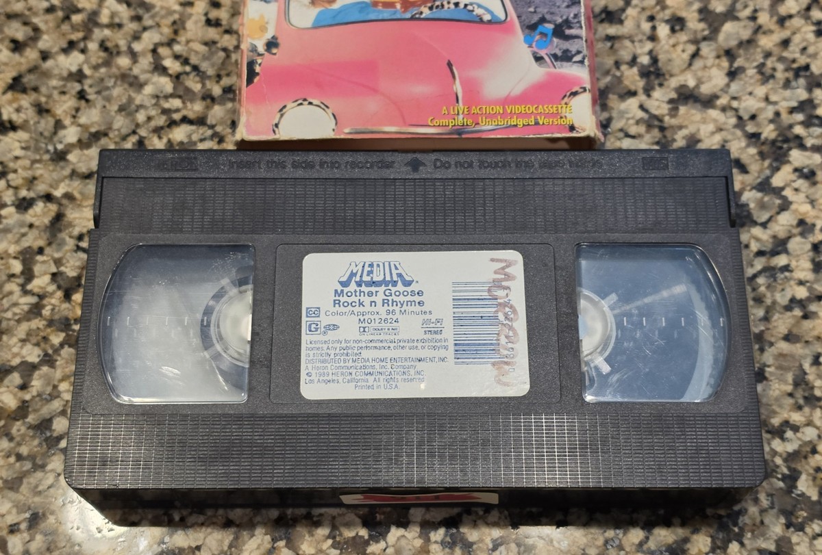 Shelley Duvall's Mother Goose Rock 'n' Rhyme VHS RARE 1990