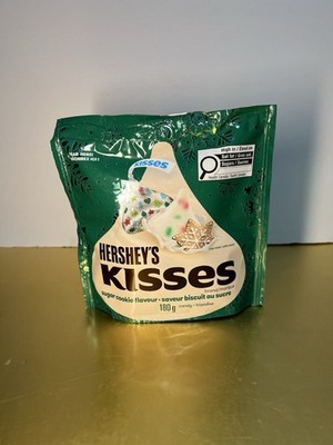  New Limited Hershey Kisses SUGAR COOKIE White Creme Milk Chocolate Bag 7oz