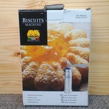 Marcato Biscuits maker With 20 Discs Vtg Exce...