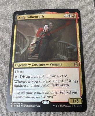 Magic The Gathering Commander Merciless Rage Deck Featuring Anje Falkenrath  | eBay
