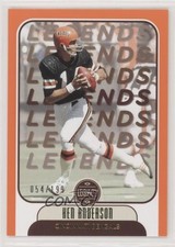 2021 Panini Legacy Legends Orange 54/199 Ken Anderson #124 1u6