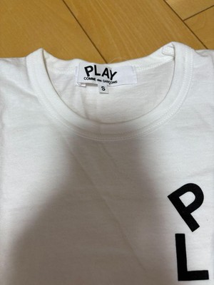 USED PLAY COMME DES GARCONS T-SHIRT ACCEPTABLE M-B007 | eBay
