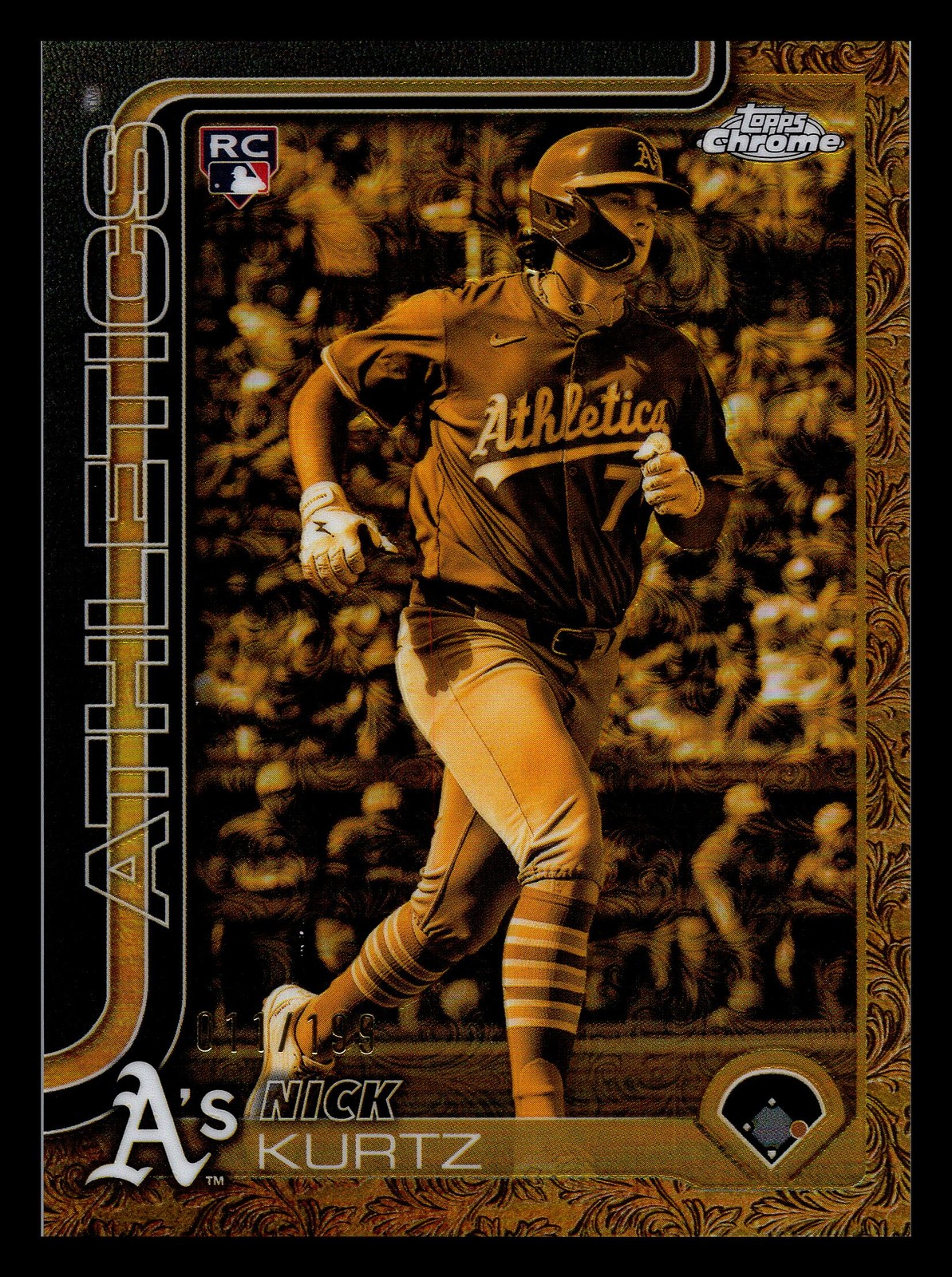 2025 Topps Gilded Collection #CG-1 Nick Kurtz Cast in Gold #/199