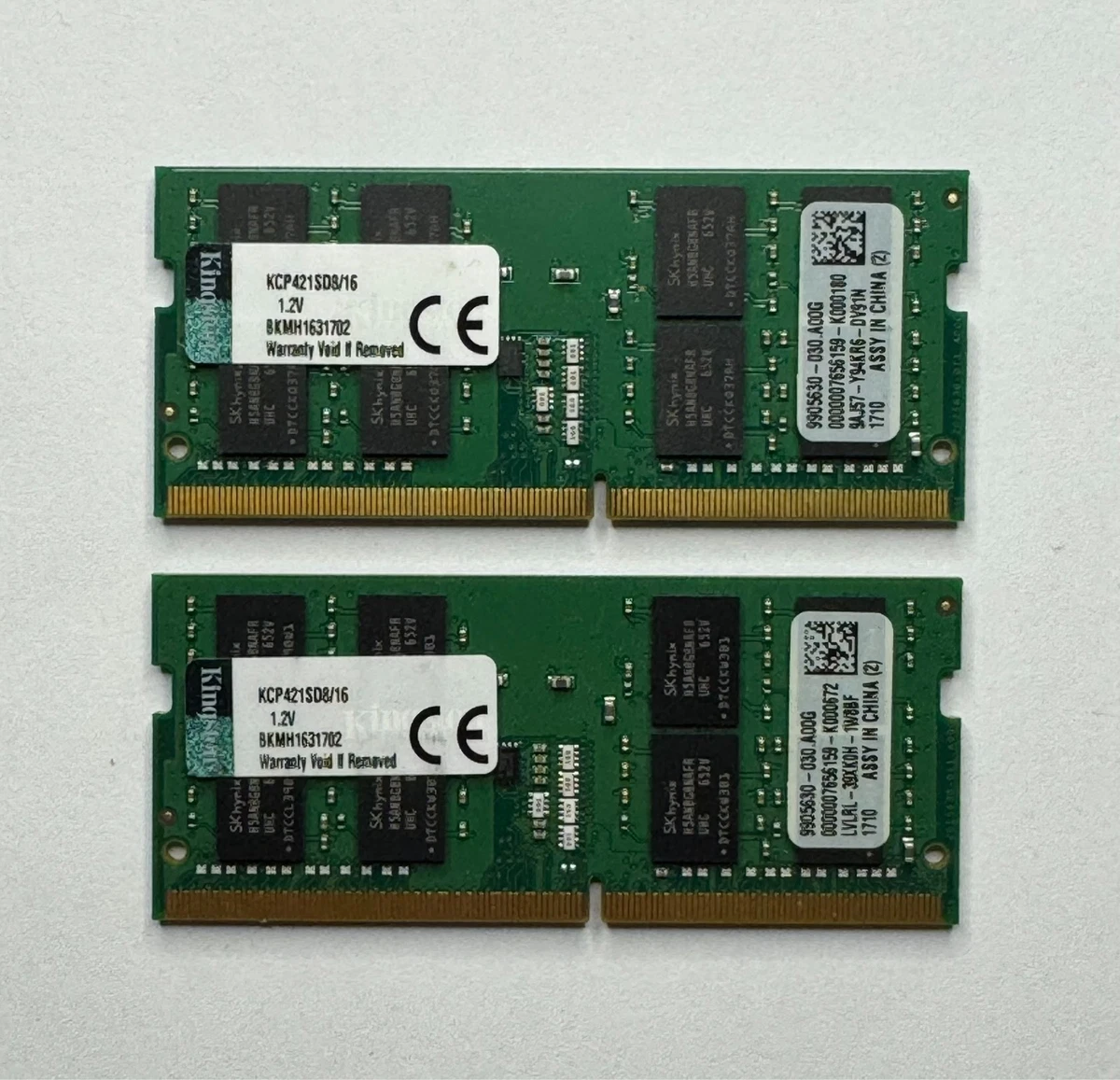 KingSton DDR4-2133 SO-DIMM (8GB) x2枚 Kingston SO-DIMM Computer PC4-17000 (DDR4-2133) Bus Speed Memory