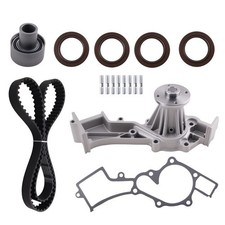 Water Pump Timing Belt Kit With Tensioner For Infiniti Qx4 Nissan 3.3l 1996-2004 Water Pump Timing Belt Kit With Tensioner For Infiniti Qx4 Nissan 3.3l 1996-2004