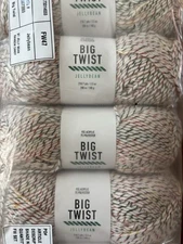 Lot Of 5 SEALED Joann Big Twist Jellybean Colorway Rainbow Candy 218.7yds