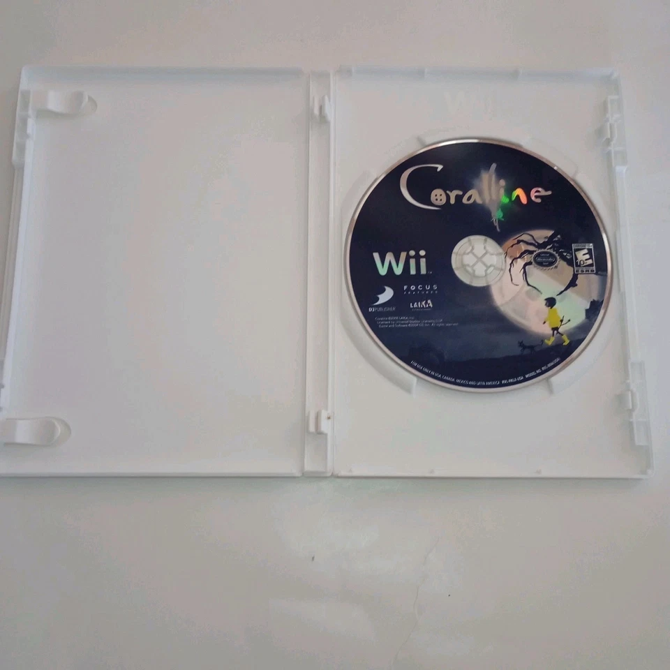 Coraline Nintendo Wii Video Game NO MANUAL  - Image 4 of 4