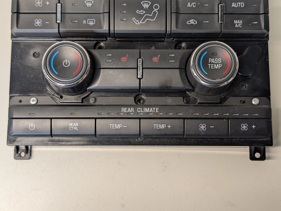 Radio control de clima Ford Flex 2009-2012 con asientos térmicos 8A8T-18A802-CF Foto 2 de 4