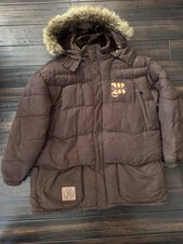 Y2K Makaveli Branded 2Pac Lined Puffer Fur Jacket Size 4XL Hip Hop Tupac Shakur