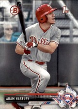 2017 Bowman Draft #BD115 Adam Haseley - BB