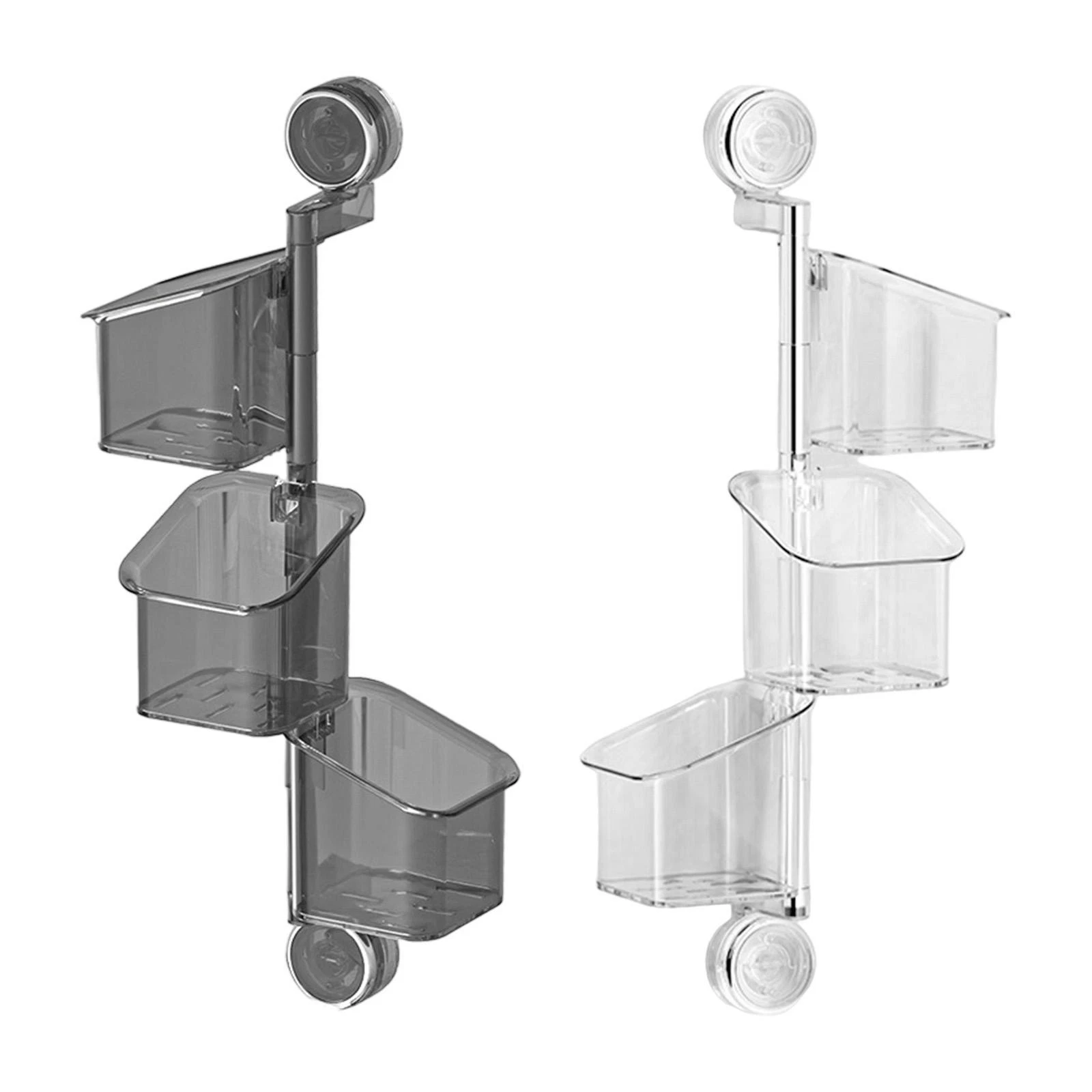 Suction Cup Storage Holder Wall Mounted Restaurant Living Room Pantry Bathroom