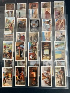 cigarette cards the story of sand Ogden's full set 1935