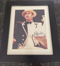 Framed Elton John Signed Photo And Certificate Of Authenticity