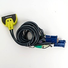 IOGEAR GCS612A Audio 2-Port KVM Switch With Built-In Cables