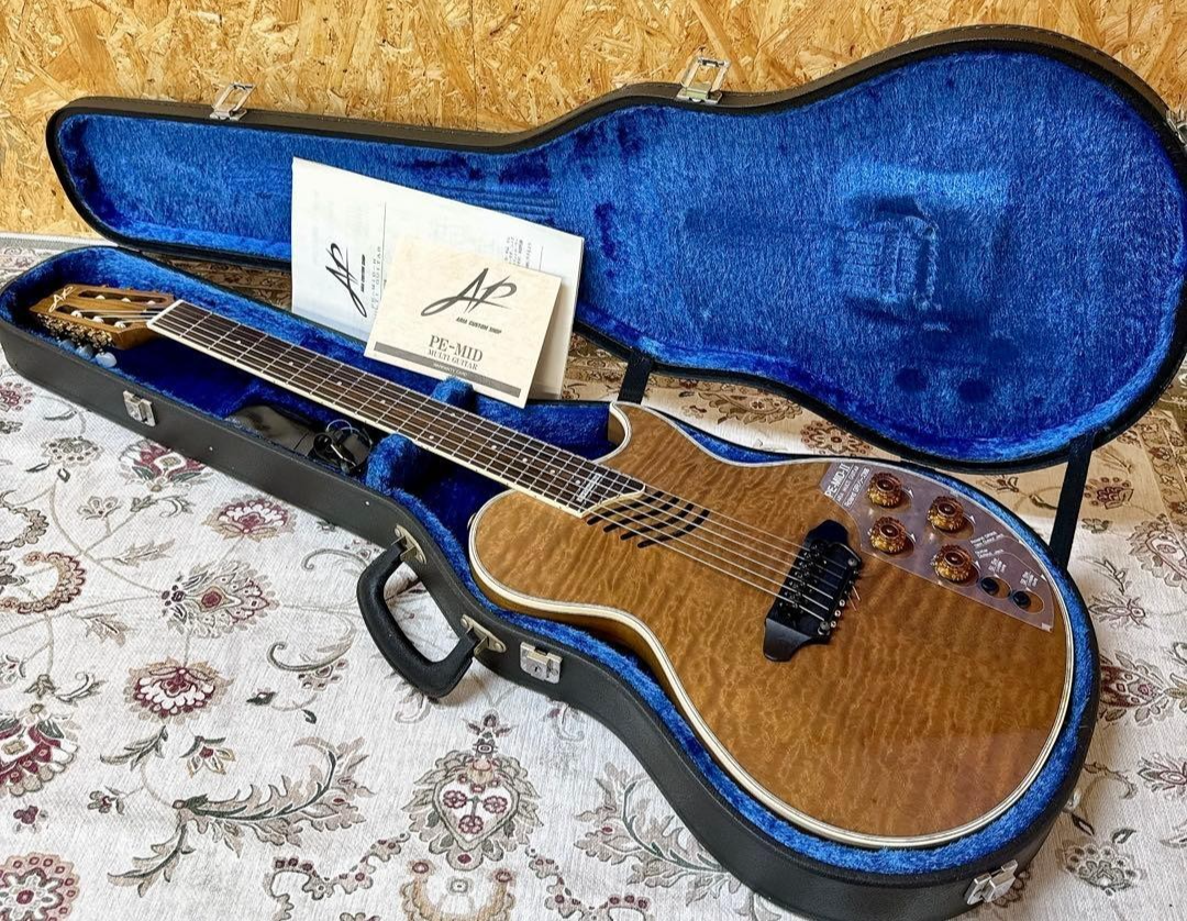 Aria Custom Shop PE-MID-II Rare Electric Guitar Synth w/ Hard Case