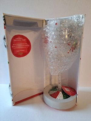Lolita Wine Glass 22 ozs NAUGHTY AND NICE TOO retired