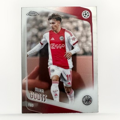 Topps Chrome 2026 UEFA Champions League Mika Godts #151 AFC Ajax