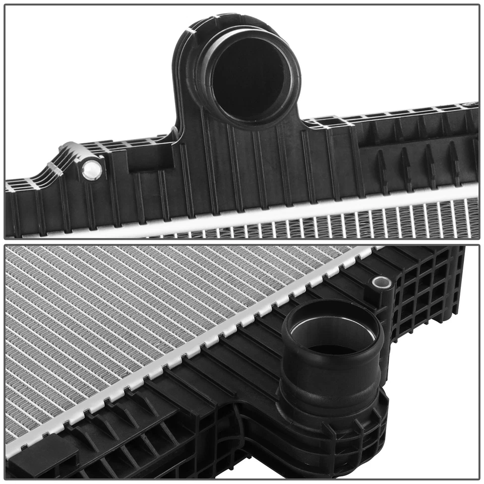 Radiador de refrigeración de motor de 2 filas de aluminio para Kenworth T660/Peterbilt 320 2008-2015 Foto 3 de 4