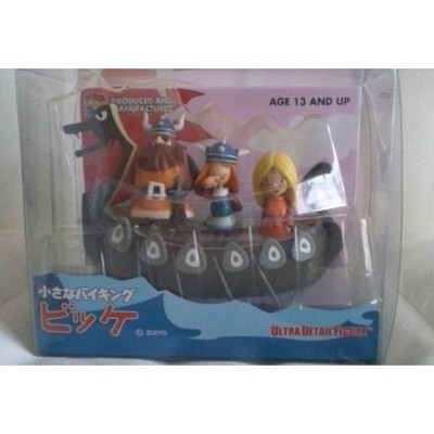 UDF Vicky The Viking Wickie Halvar Ylvi Figure Japan import