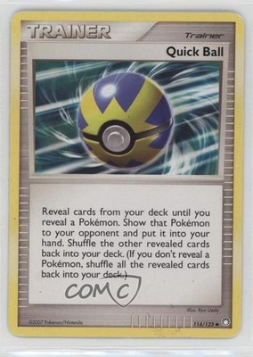 Quick Ball Pokémon Diamond & Pearl Mysterious Treasures #114 2007