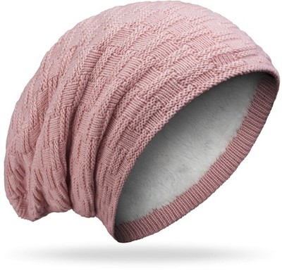 Long Slouch Beanie Grobstrick Teddyfleece M10 DE/NL/SE/PL, Alphanumerisch, Ei...