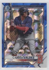 2021 Bowman Chrome Draft Sapphire Edition Freddy Valdez #BDC-96 2g6