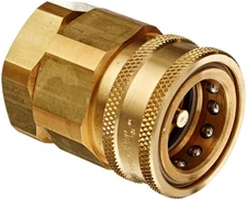 Snap-Tite BVHC16-16F Brass H-Shape Quick-Disconnect Hose Coupling, Sleeve-Lock