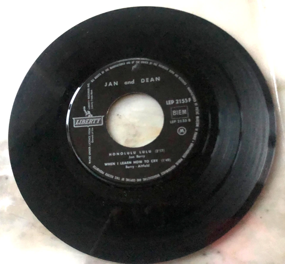 Jan & Dean - 45 T EP seul Drag City (1963) - Photo 2/2