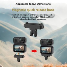 Action Thumb Camera Magnetic Adapter Foldable Quick-Release Bracket for DJI NANO