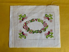 Floral Needlepoint canvas - very pretty