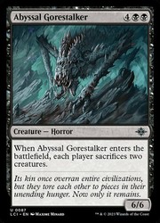 Abyssal Gorestalker #87 The Lost Caverns of Ixalan MTG
