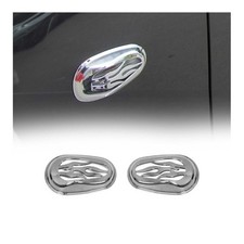 Blinkerrahmen Signalblende Seitenblinker für Fiat Linea 2007-2012 Chrom ABS 2x