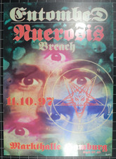 FRANK KOZIK - KZ 97-48 - ENTOMBED - NUEROSIS - CONCERT POSTER - SILKSCREEN - S/N