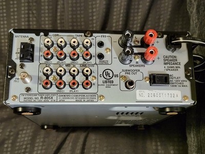 Onkyo FM Stereo/AM Tuner Amplifier R-805X Tested. No Remote. | eBay