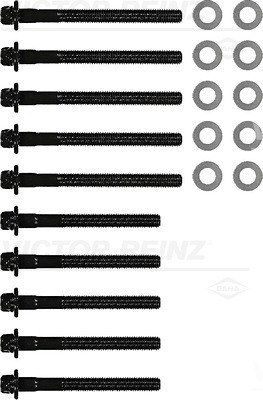 Victor Reinz 14-32089-01 Cylinder Head Bolt Set for Dacia,Lada,Nissan,Renault