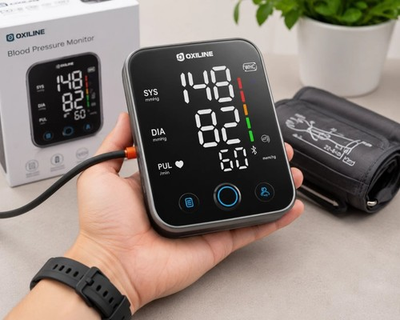 #ad Oxiline Pressure XS Pro Upper Arm Blood Pressure Monitor Standard Cuff New $49.00