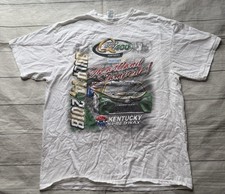 Nascar Kentucky Speedway Men's XL 2018 Quaker State 400 Graphic Racing T-Shirt 2