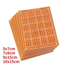 Strip Board Printed Circuit PCB Vero Prototyping Track Stripboard (Packs of 5)