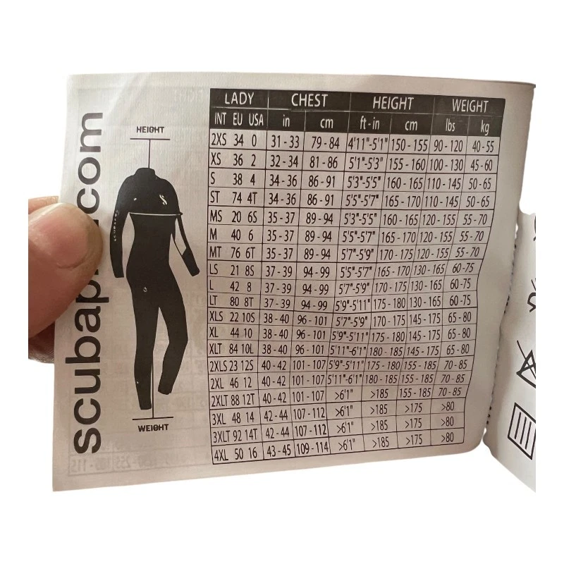 SCUBAPRO DEFINITION HOOD FZIP 7mm HOOD COMBINAISON PLONGEE AVEC CAGOULE FEMME M - Photo 4/4