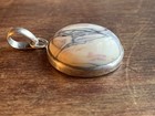 Navajo Artist Selina Jake Porcelain Jasper Round Pendant (SIGNED) — photo 5