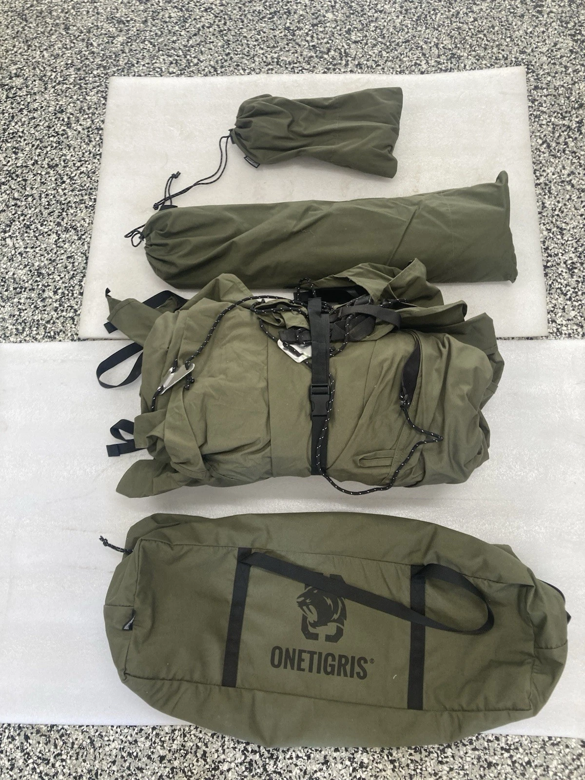One Tigris Conifer T/C Canvas Tent (Malfunctioned Zipper)