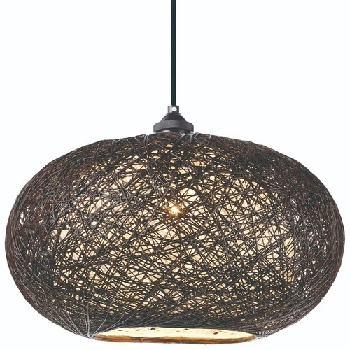 Maxim 14402 Bali 16" Woven String Dual Shade Pendant - Picture 1 of 6