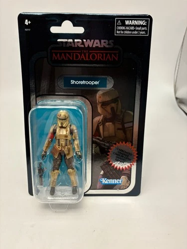 STAR WARS VINTAGE The MANDALORIAN: SHORETROOPER - CARBONIZED Minty New