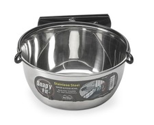 MidWest Homes for Pets Snap'y Fit Stainless Steel Food or Water Bowl, Holds 1...